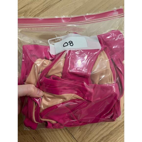 NWT J.Crew Heritage 1989 High Leg Bikini Bottoms Radiant Fuchsia Pink Women's S - Picture 8 of 8